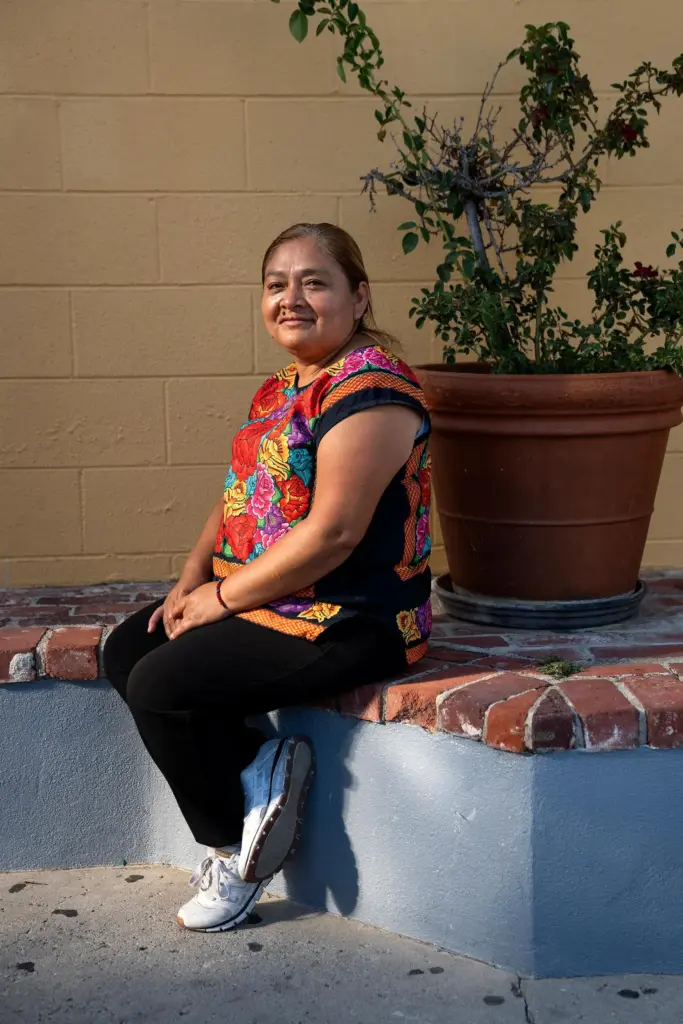 Norma Gómez, a project manager with the Mixteco Indigena Community...