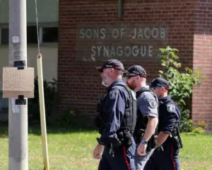 Police say gunman shouted antisemitic threat before opening fire outside Ontario synagogue