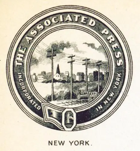 The logo of The Associated Press circa 1900.