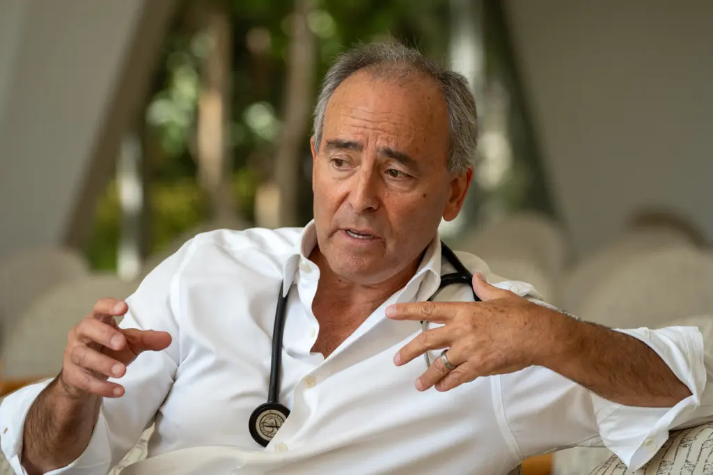 Dr. Steven M. Taback, M.D., is interviewed at Providence Saint...