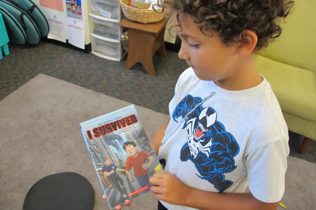 Orangethorpe Elementary School third-grader Hayden Simao and his classmates have...
