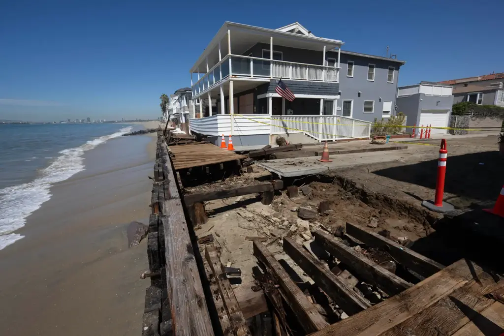 The Long Beach Peninsulaâs battered historic boardwalk on Wednesday, September...