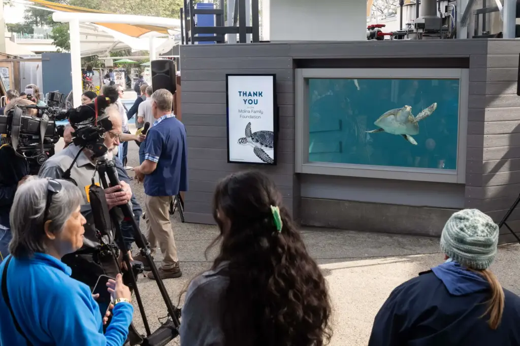 The Aquarium of the Pacific celebrates the grand opening of...