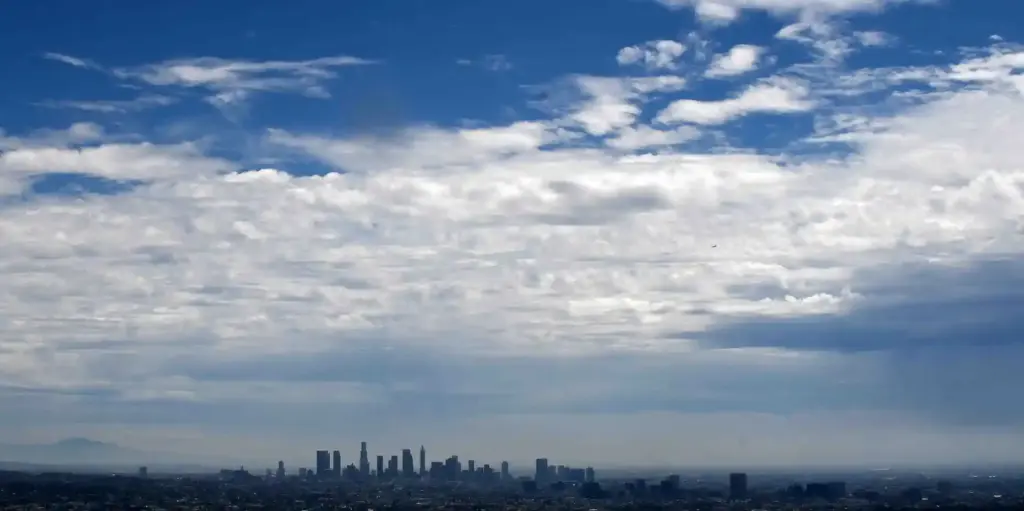 Rain bands of what left of Hurricane Marie move east...