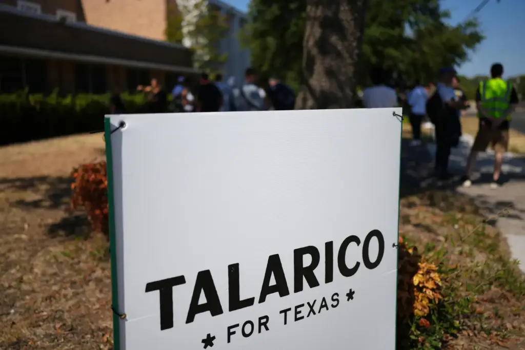 People arrive before Democratic U.S. Senate candidate Texas state Rep....