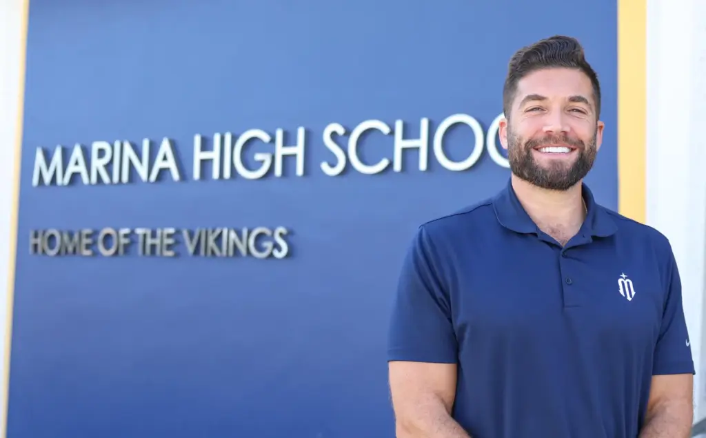 Jonathan Goffman is the new athletic director at Marina High...