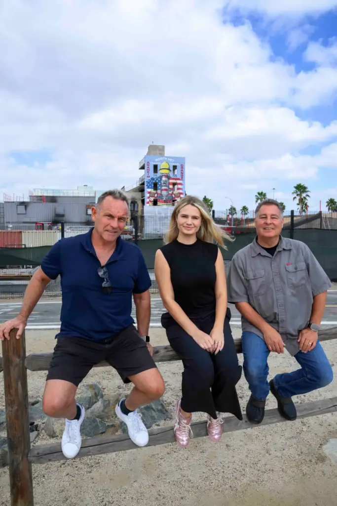 Andre Mouchard, Sierra van der Brug and Jeff Gritchen, from...