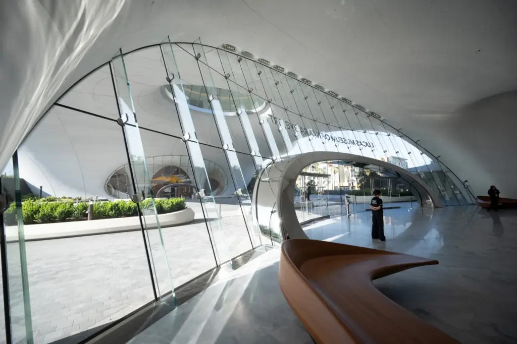 The Lucas Museum of Narrative Art, founded by George Lucas...