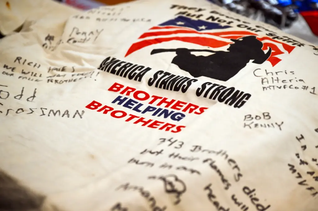 An artifact that was part of an impromptu memorial after...