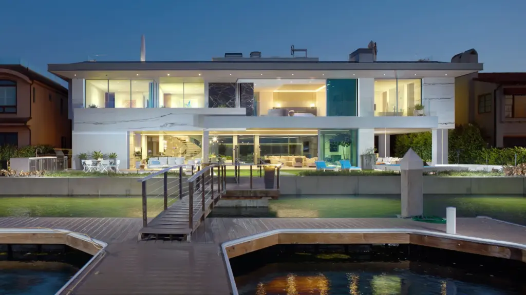 This Balboa Peninsula home, listed for $57.5 million in Newport...