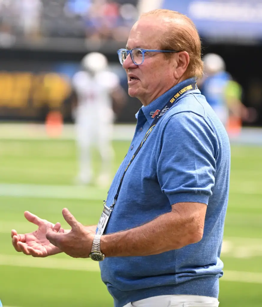 Chargers owner Dean Spanos prior to an NFL football game...