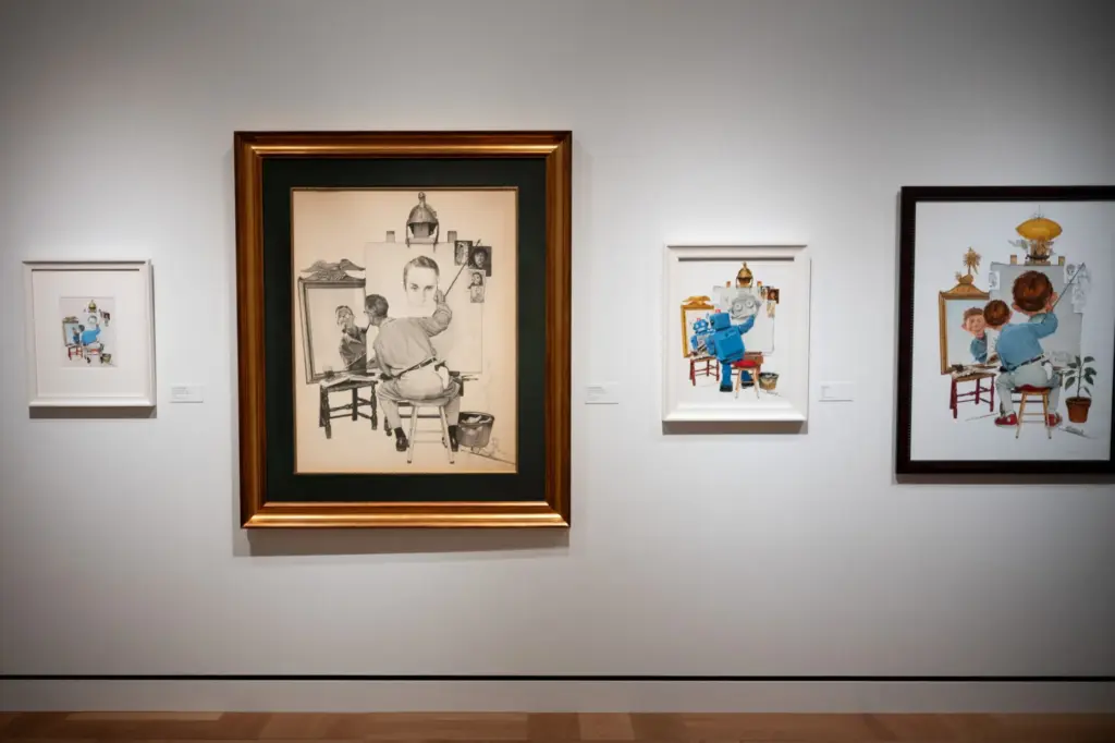 Norman Rockwell and related art at the Lucas Museum of...