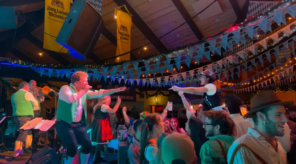 Big Bear Lake Oktoberfest features live music. (Photo courtesy of...