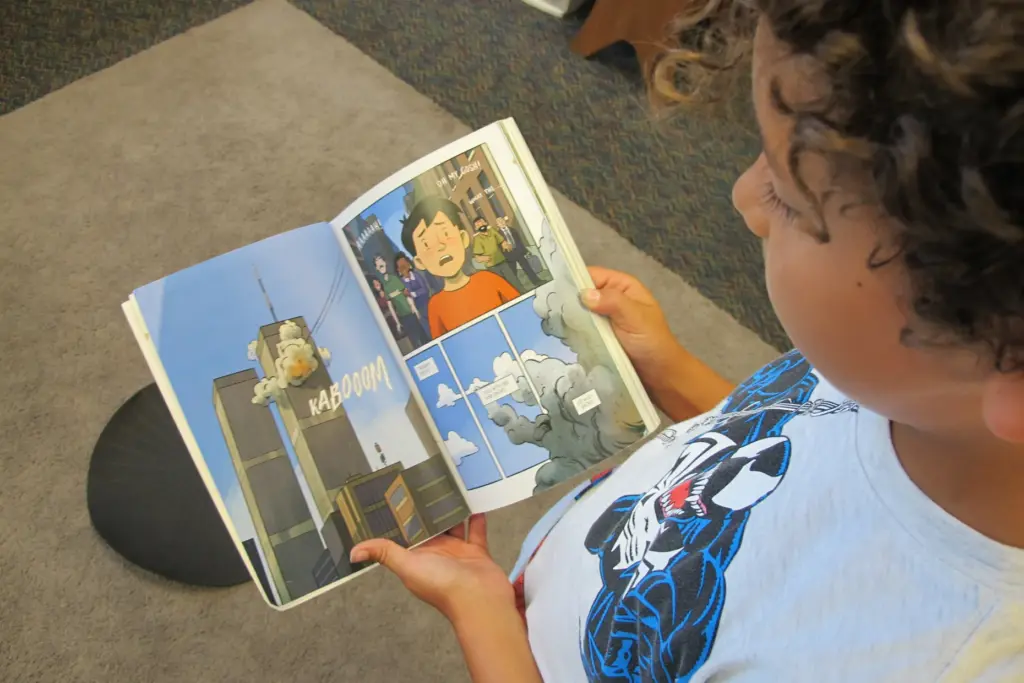 Orangethorpe Elementary School third-grader Hayden Simao and his classmates have...