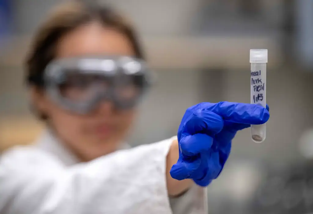 Angela Escamilla, a 4th year biochemistry major at Cal State...