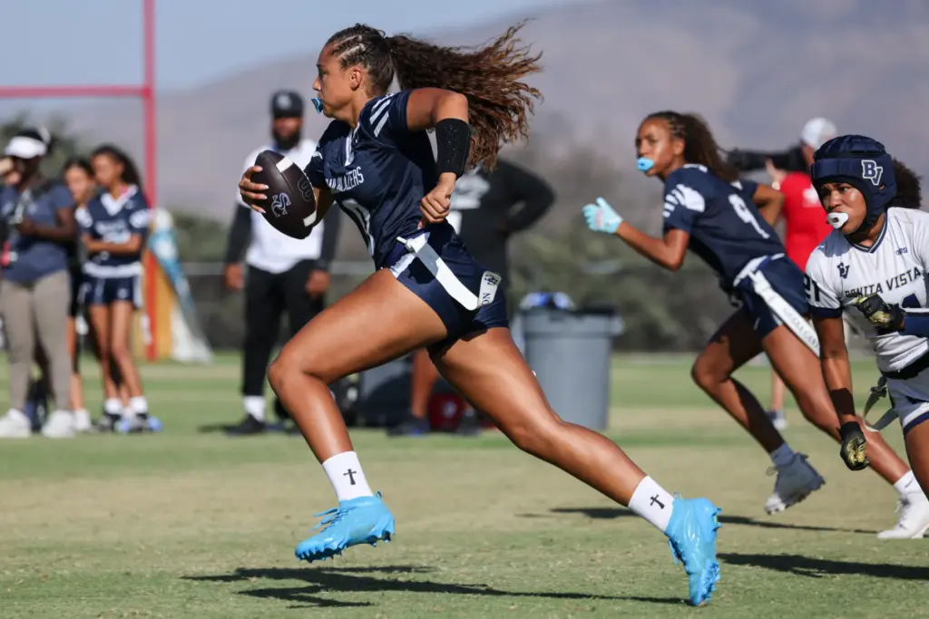 San Diego, California – Sierra Canyon Highâs Makena Cook runs...