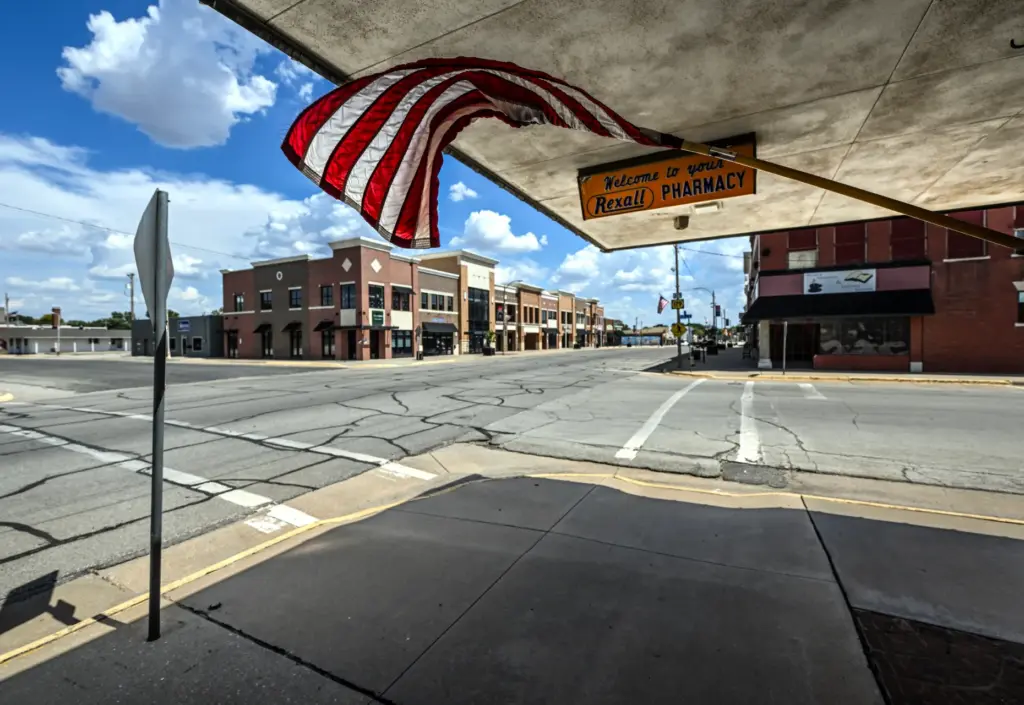 Main Street in Anthony, Kansas, on Sunday, September 6, 2026....