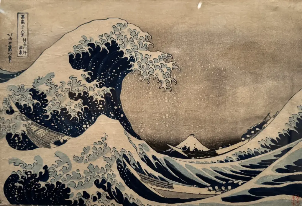 “The Great Wave off Kanagawa,” created by famed Japanese artist...