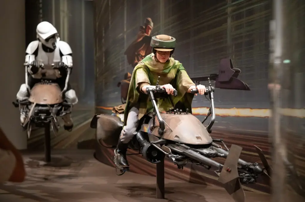 Star Wars gallery in the Lucas Museum of Narrative Art....