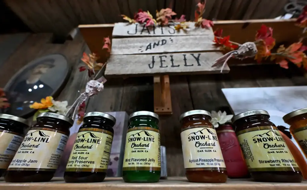 A wide range of jams and jellys are avaiiable for...