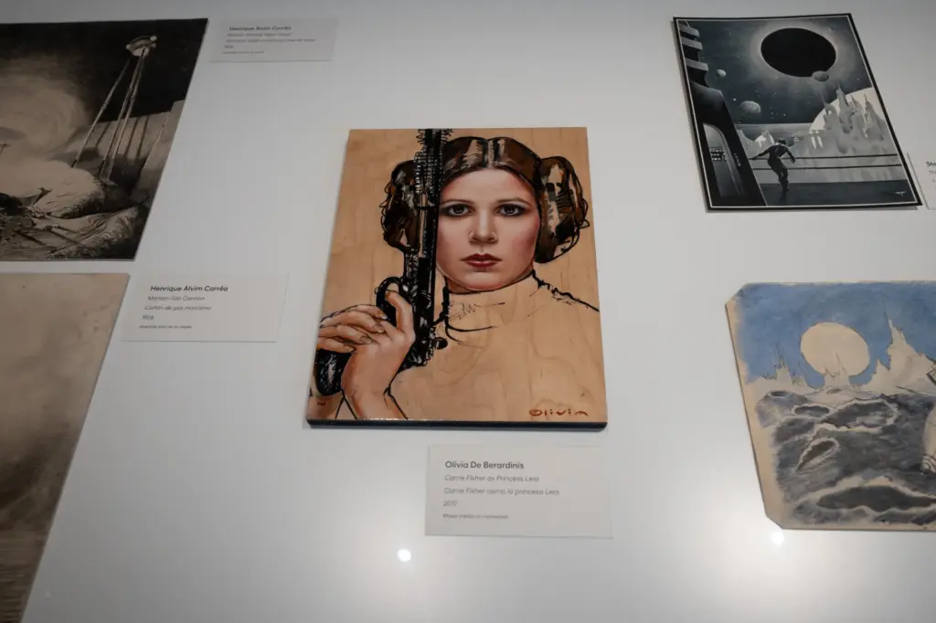 Science fiction art at the Lucas Museum of Narrative Art...