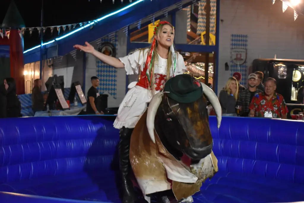 Big Bear Lake Oktoberfest combines German and American traditions such...