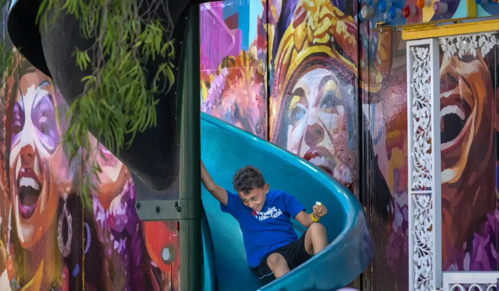 The Westminster Fall Festival features colorful rides, music, and food...