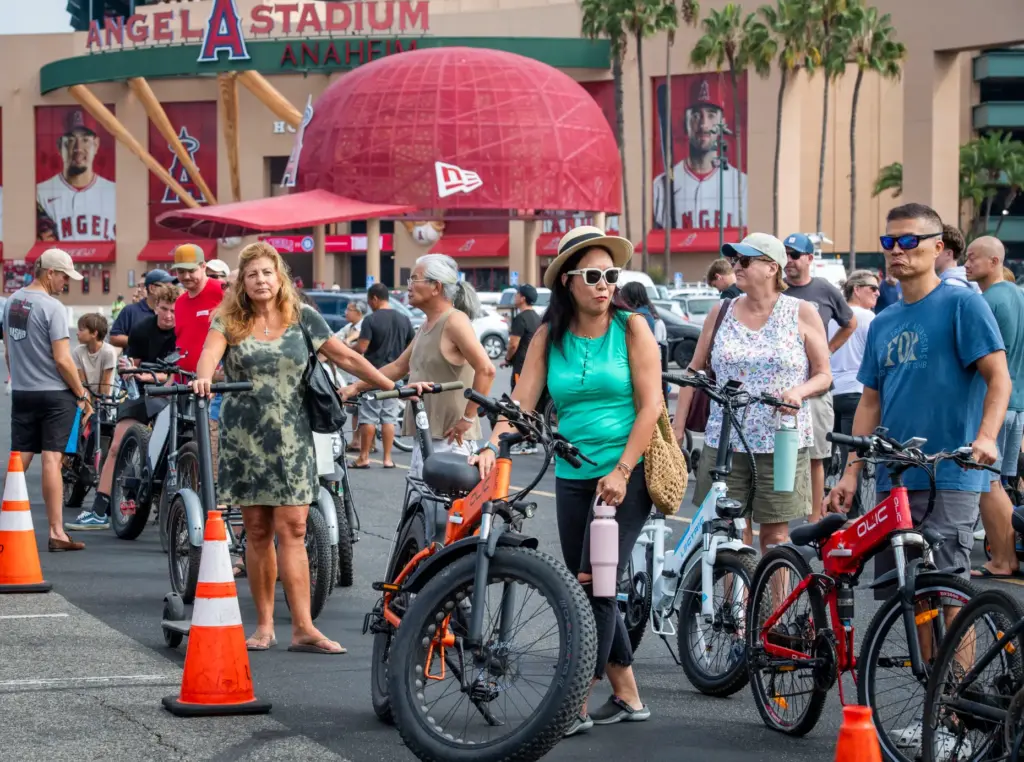There were lots of bike owners hoping to take advantage...