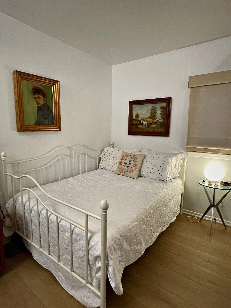 One of the bedrooms. (Photo by Cris Lapp)