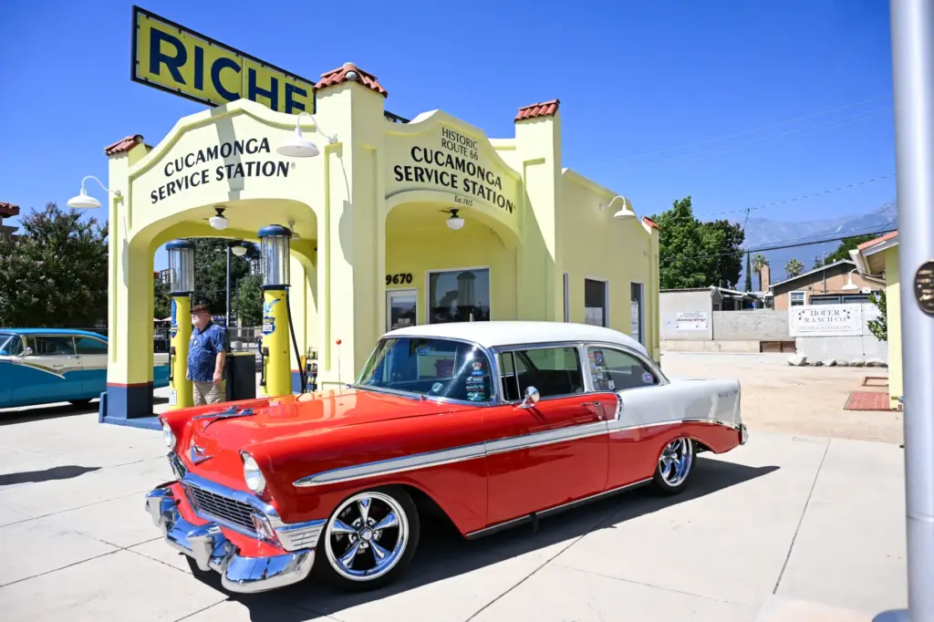 The Cucamonga Service Station is a preserved historic site and...