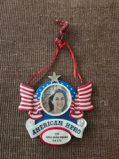 The Christmas ornament made by the Nixon Library honoring the...