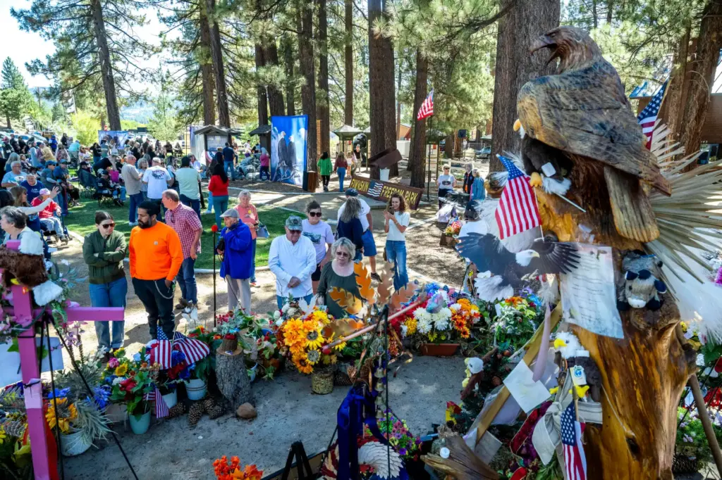 About 100 people visited Jackieâs memorial while attending the unveiling...