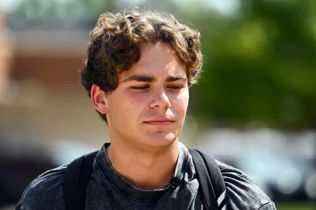 Miami University student Nate Derick, 20, talks about the Sept....