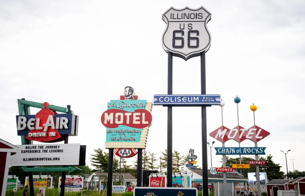 The Illinois State Fairgrounds Route 66 Experience, at the State...