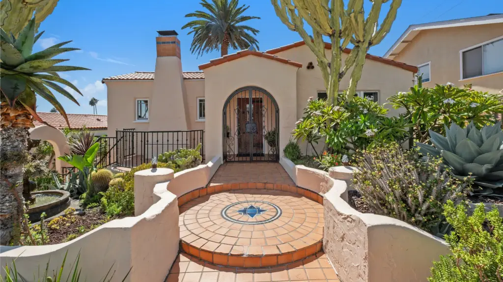 A Dana Point home, designed by architect Charles H. Hunter...