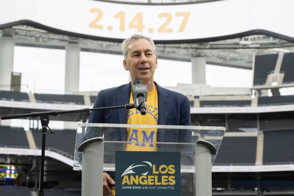 President of Team and Media Operations Kevin Demoff speaks during...