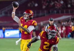 No. 12 USC football seeks the right balance against No. 20 Oregon