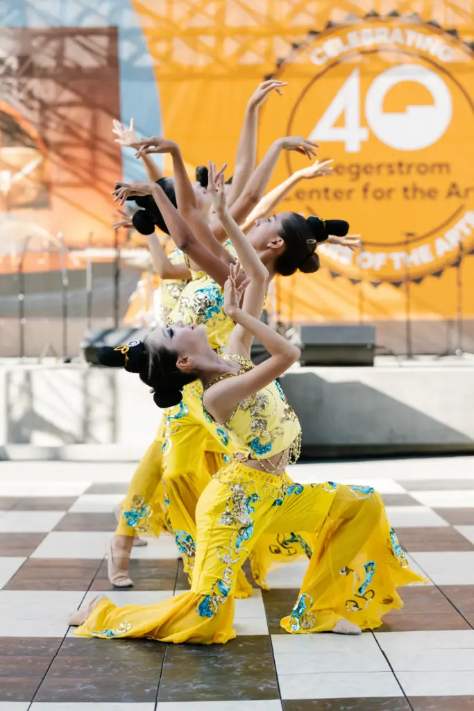 Chinese Dance Company of Southern California performs during the Segerstrom...