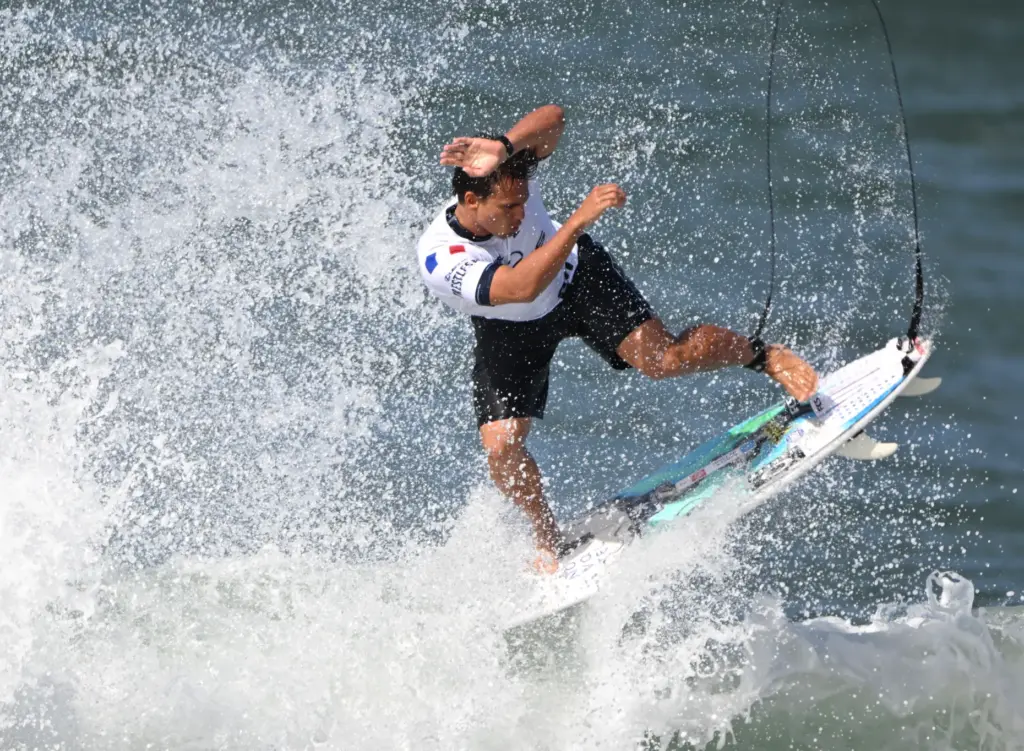 Kauli Vaast competes in Round 3 of the Trestles Pro...