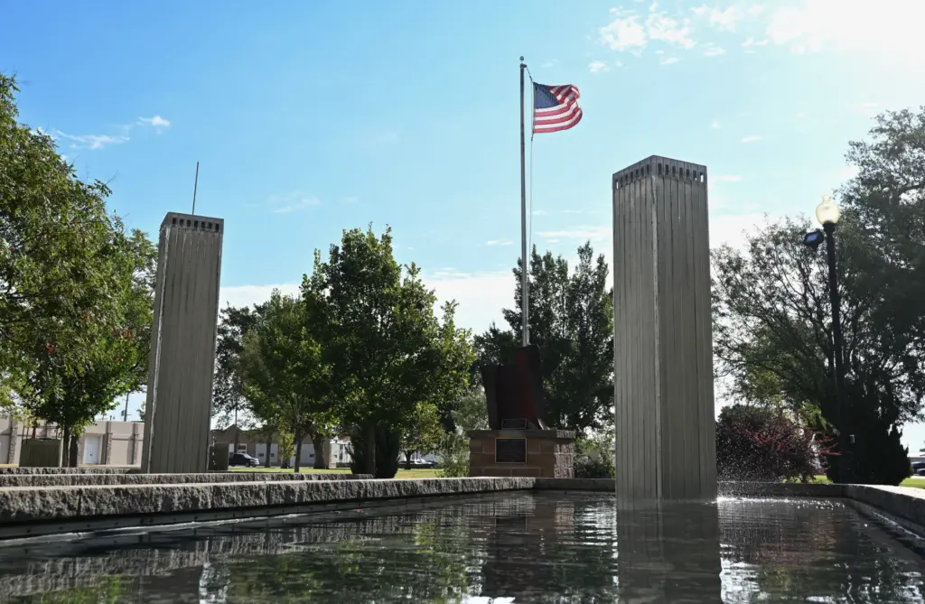 9/11 Memorial at the Liberty Garden in Wright Park in...