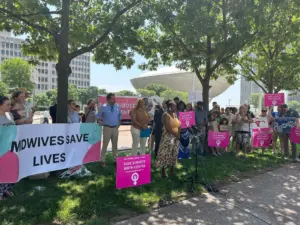 A NY hospital tried to close its birthing center. This city united to fight back
