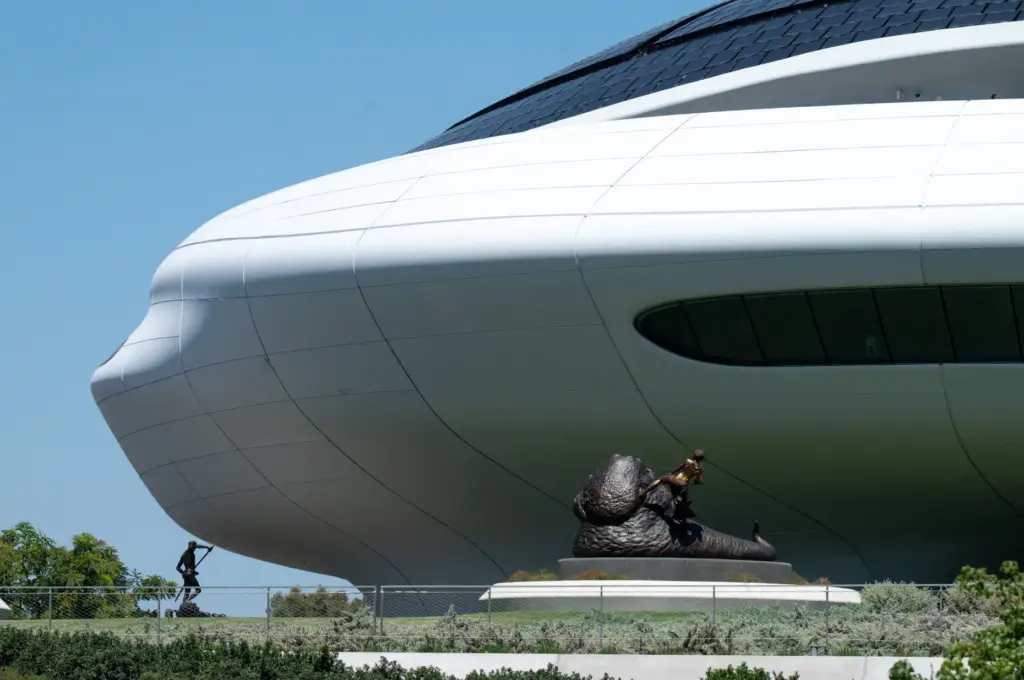 The Lucas Museum of Narrative Art, founded by George Lucas...