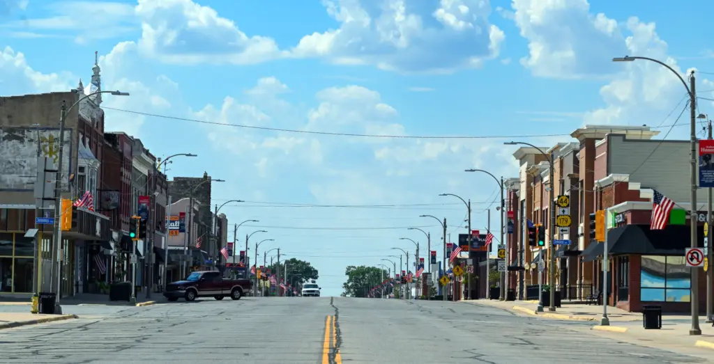 Main Street in Anthony, Kansas, on Sunday, September 6, 2026....