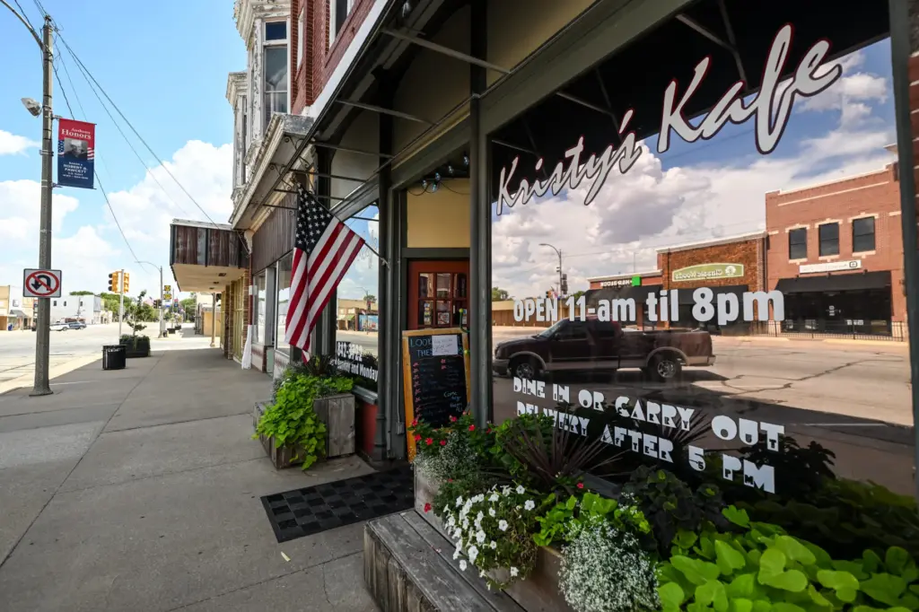 Main Street in Anthony, Kansas, on Sunday, September 6, 2026....