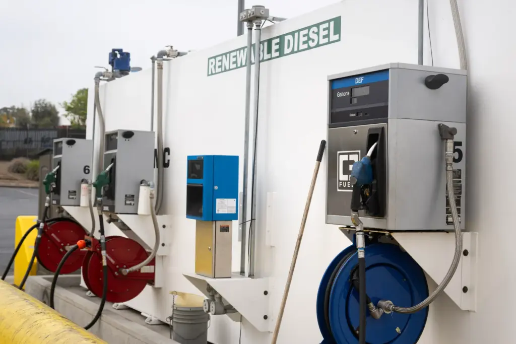 IMC Logisticsâ diesel refueling station in Compton on Thursday, September...