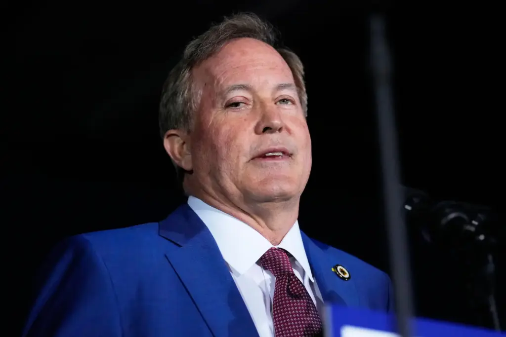 FILE – Texas Attorney General Ken Paxton, a Republican candidate...