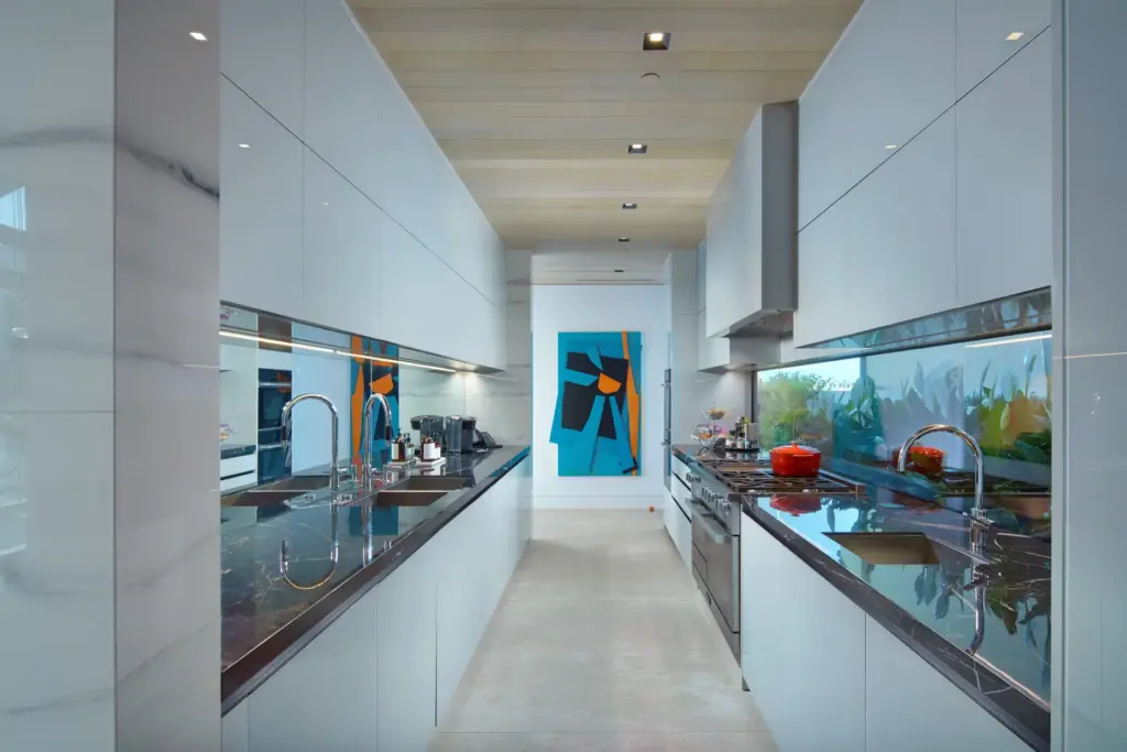 The front and back kitchens. (Courtesy of The Smith Group)