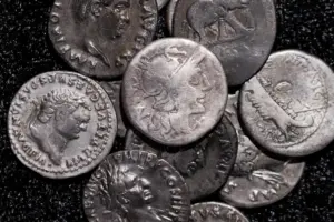 Amateur archaeologist finds Germany’s biggest hoard of ancient Roman silver coins
