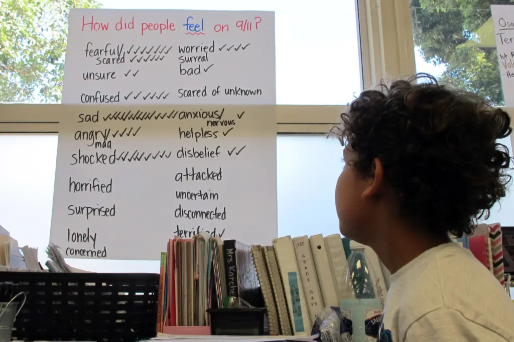 Orangethorpe Elementary School third-grader Hayden Simao and his classmates have...