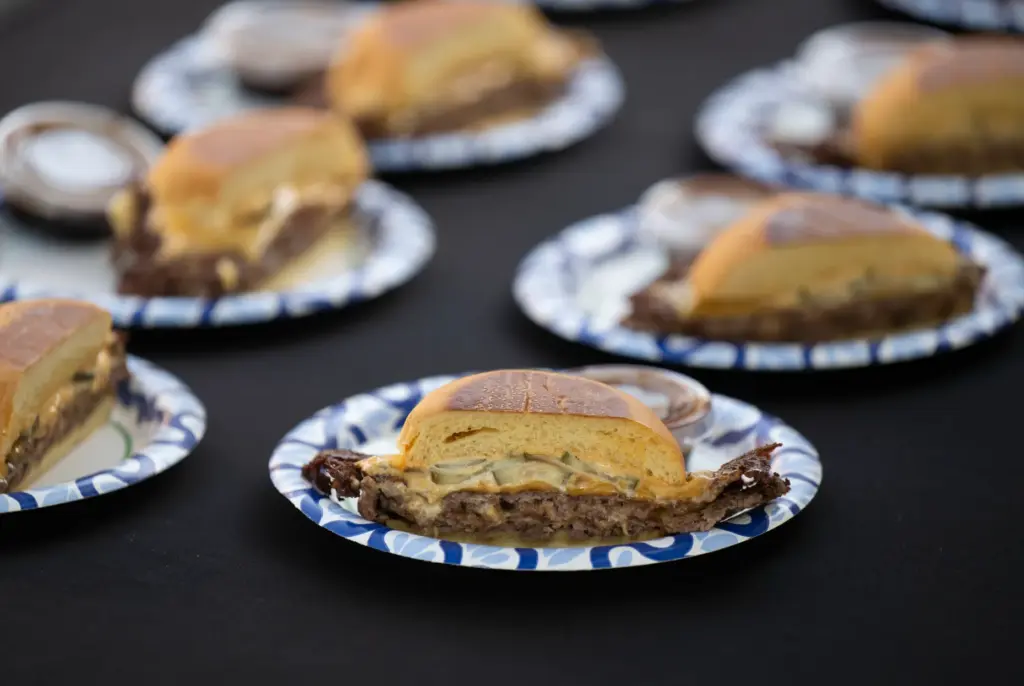Jolly Burgers ready for tasting at the 2nd Annual Old...